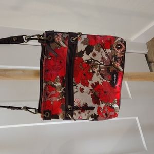 Sakroot Vinyl Floral print purse